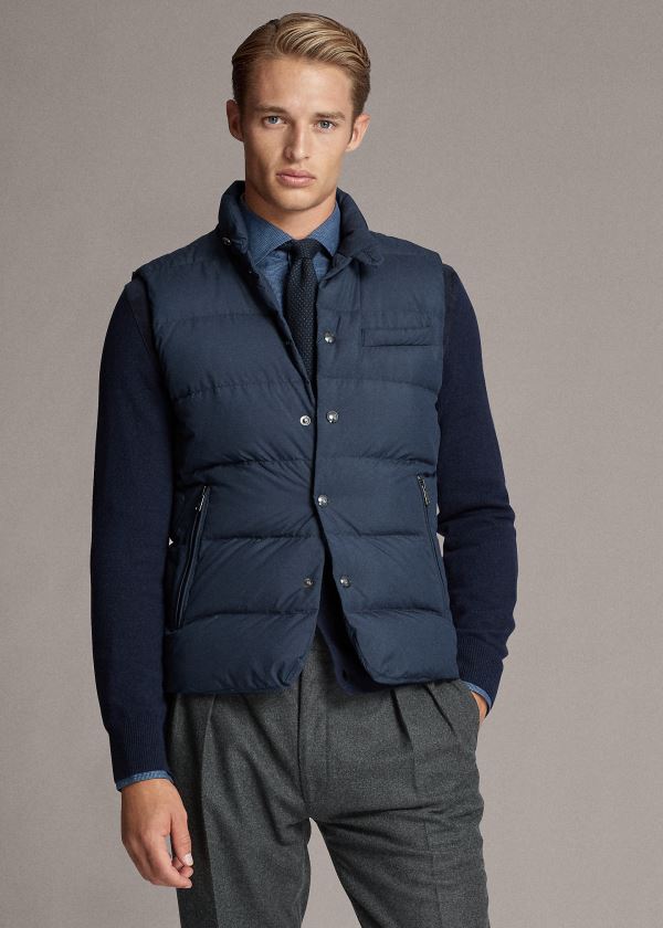 Men's Ralph Lauren Reversible Hybrid Vests | 639508NQJ